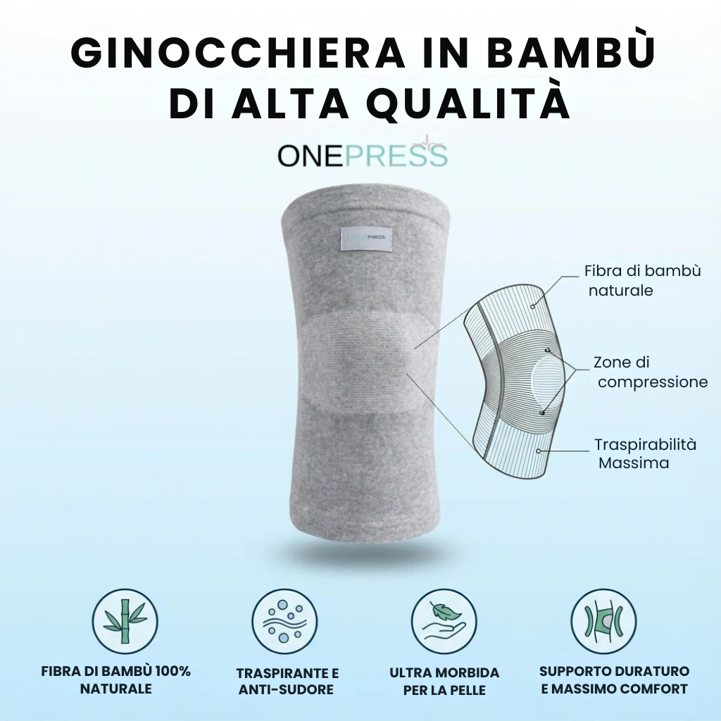 Ginocchiera in bambù OnePress™
